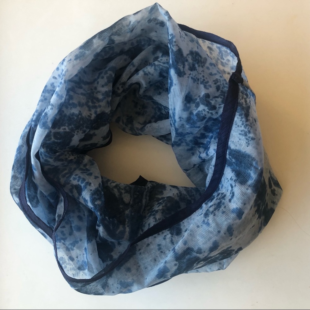 Blue Infinity Scarf